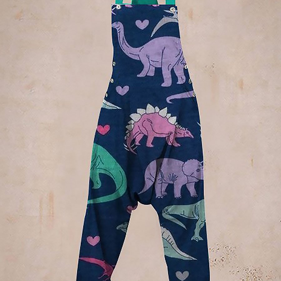 Ladies Casual Printed Harem Jumpsuit